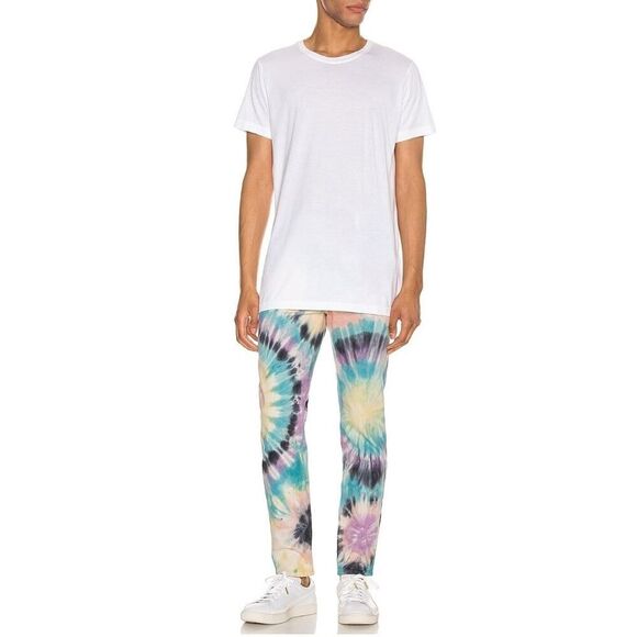 MOTHER MR Men's Paint Spill The Shaker Prep Jeans Flat Front | 29 NWT Tie-Dye - Picture 1 of 12